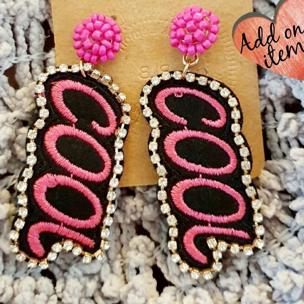 POP Art "COOL" Pink Earrings Bundle for 30% off